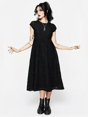 Disturbia Maladie Midi Smock Dress